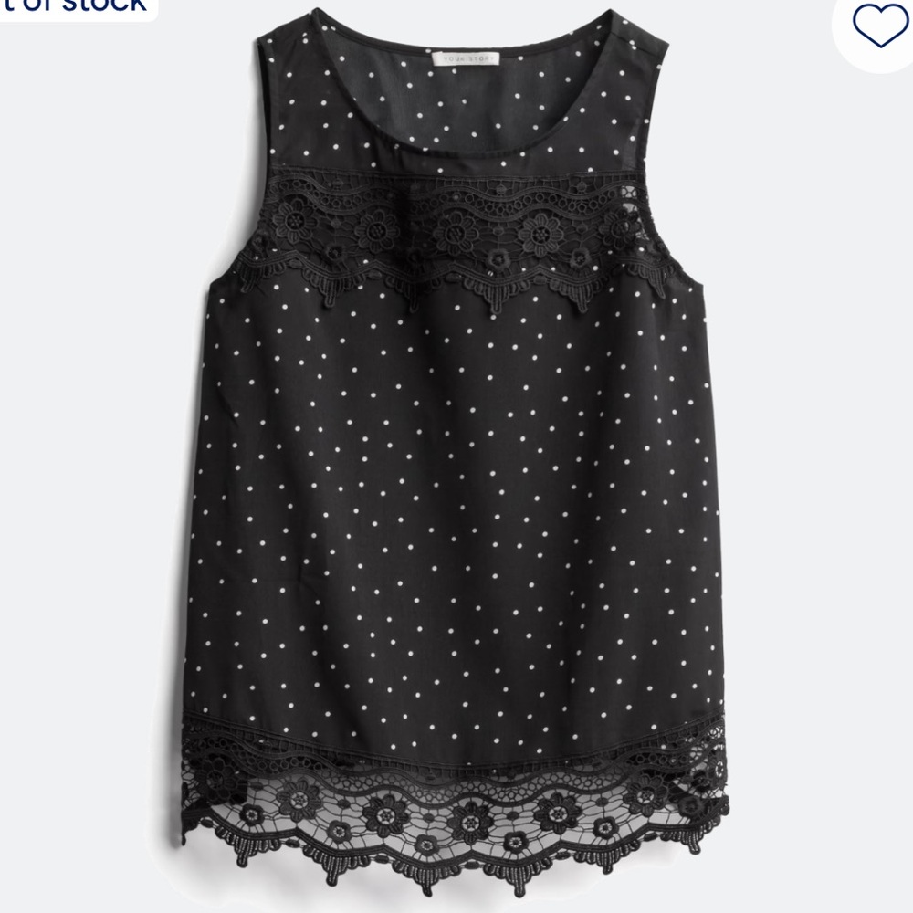 Your Story | Bowman Lace Detail Blouse